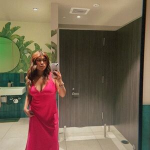 Vibrant Pink Sleeveless Dress